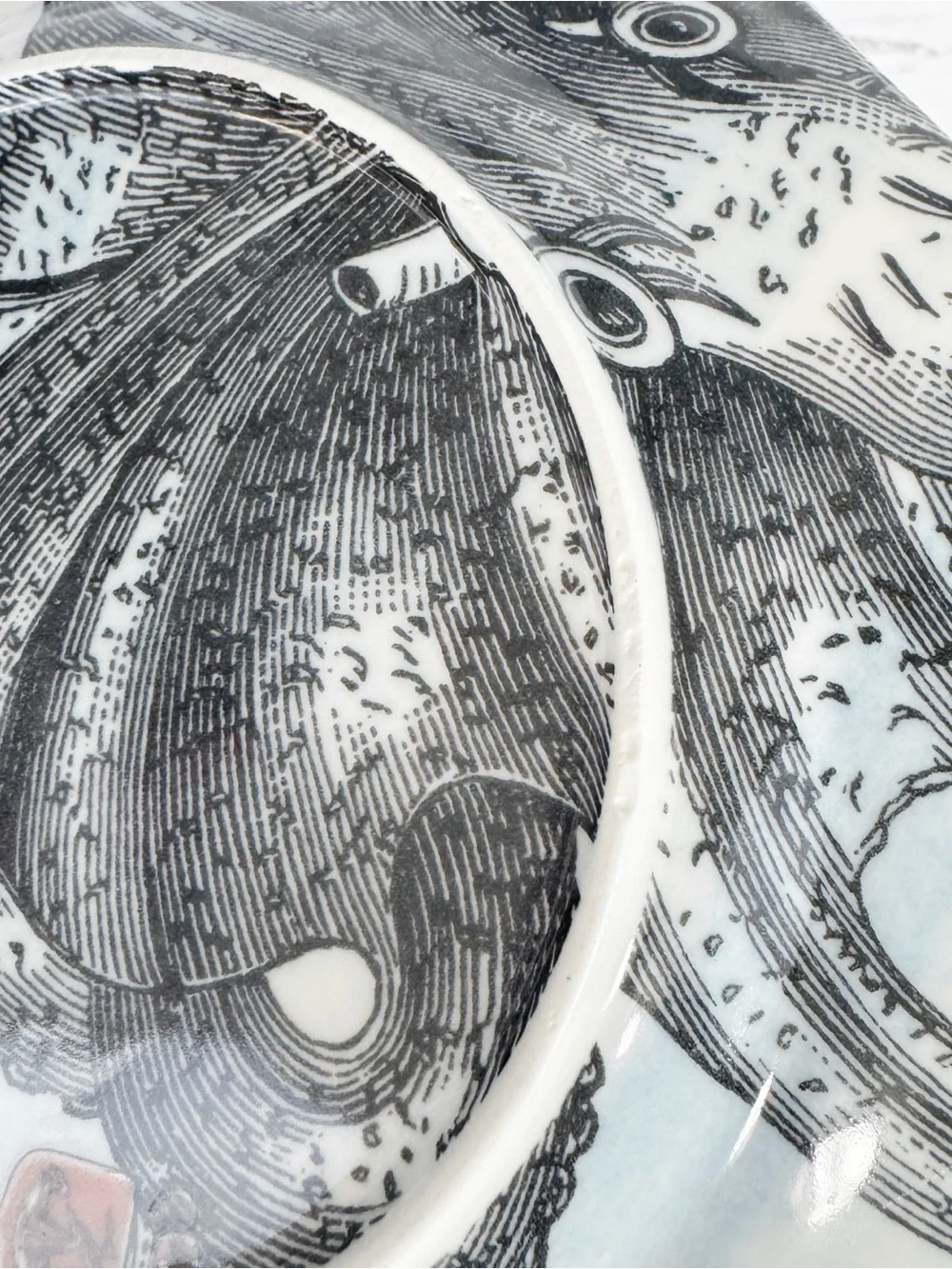 Anthropologie From The Deep Puffer Fish Salad Plate